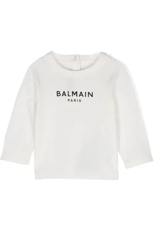 Balmain Camiseta con logo en relieve