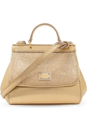 Dolce & Gabbana Bolso Mini Sicily con efecto metalizado