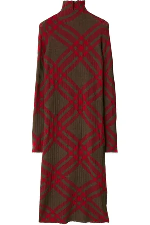 Burberry Vestido tubo a cuadros