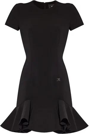 Dsquared2 Vestido corto con dobladillo de volantes