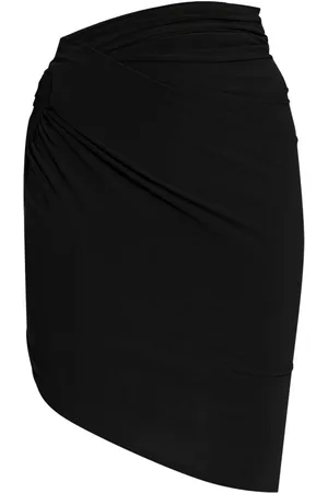 Jacquemus Falda asimétrica drapeada