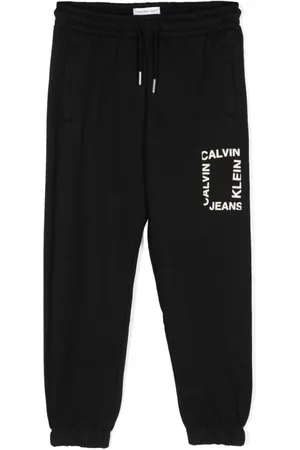 Calvin Klein Pantalones de chándal con logo afelpado
