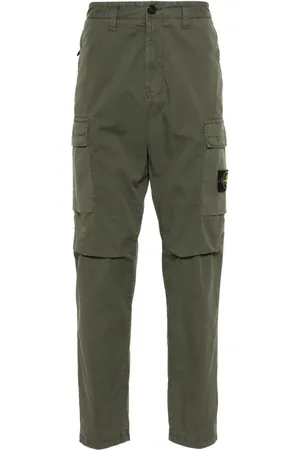 Stone Island Pantalones cargo con distintivo Compass