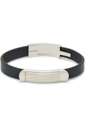 Salvatore Ferragamo Pulsera con logo grabado