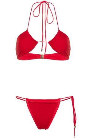 Manokhi Bikini con cuello halter