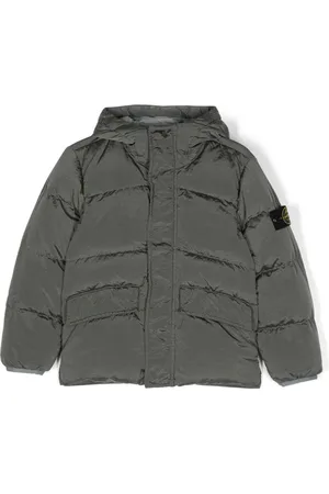 Stone Island Plumífero con distintivo Compass