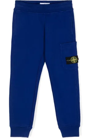 Stone Island Pantalones de chándal con distintivo Compass