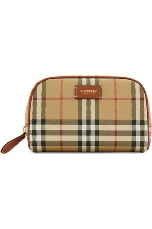 Burberry Bolso de viaje pequeño a cuadros