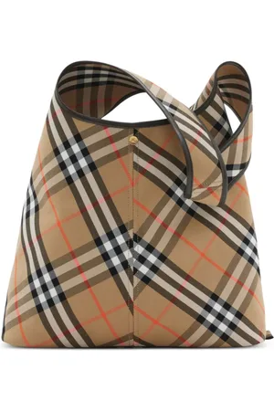 Burberry Bolso de hombro grande a cuadros