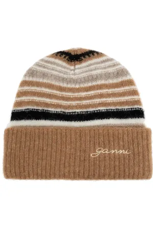Ganni Gorro con logo bordado