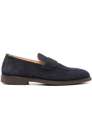 Brunello Cucinelli Mocasines penny con puntera redonda