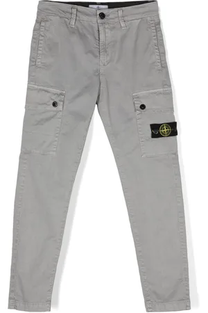 Stone Island Pantalones cargo con distintivo Compass