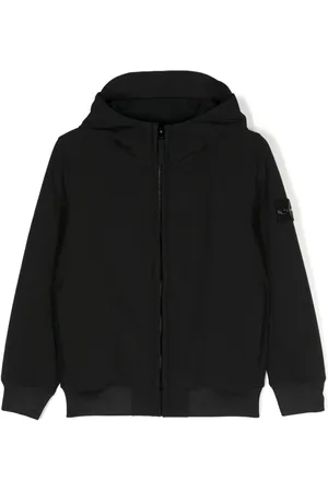 Stone Island Chaqueta con capucha y distintivo Compass