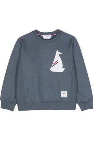 Thom Browne Sudadera con motivo bordado