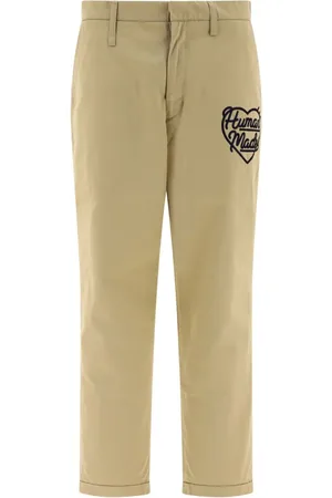 HUMAN MADE Pantalones rectos con logo