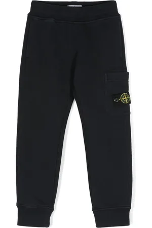 Stone Island Pantalones de chándal con distintivo Compass