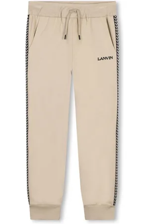 Lanvin Pantalones de chándal con borde a rayas