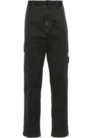 Stone Island Pantalones cargo con distintivo Compass