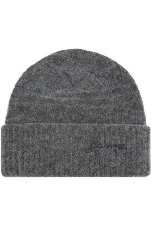 Ganni Gorro con logo bordado