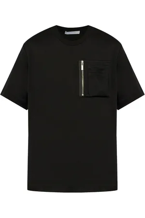 Helmut Lang Camiseta con bolsillo con cremallera