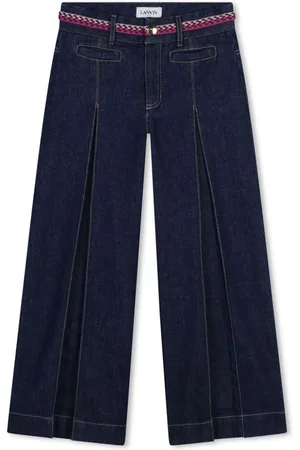 Lanvin Vaqueros acampanados con ribete en contraste