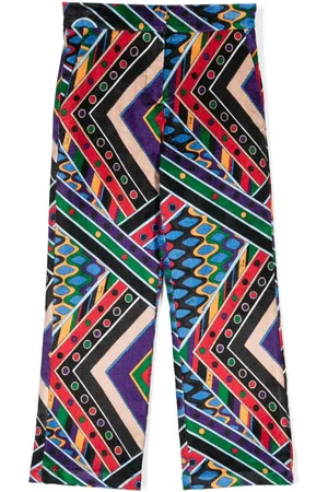 PUCCI Junior Pantalones rectos con estampado gráfico
