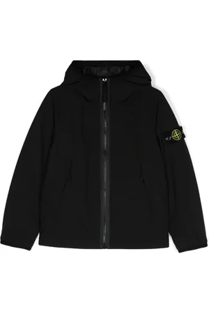 Stone Island Chaqueta con capucha y distintivo Compass