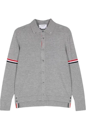 Thom Browne Jersey a rayas con botones
