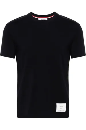 Thom Browne Camiseta con detalle de rayas