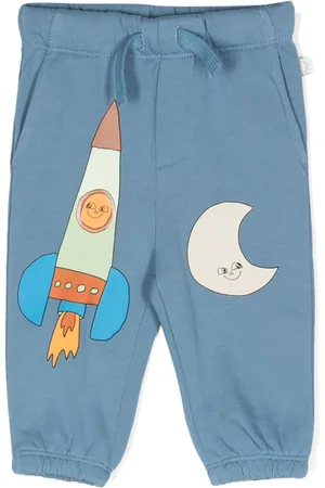 Stella McCartney Pantalones de chándal de talle medio