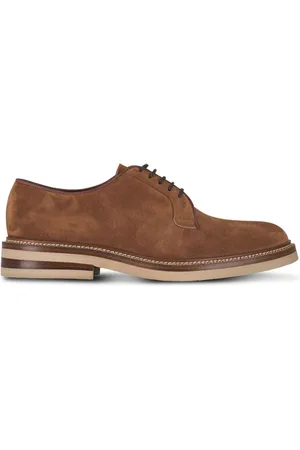 Brunello Cucinelli Zapatos derby con suela en contraste