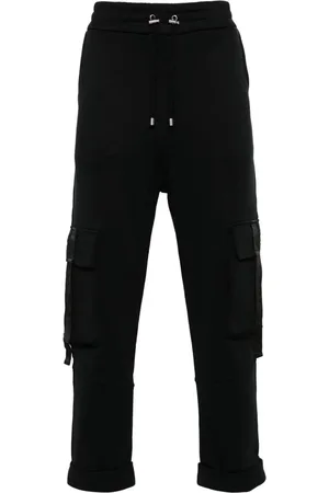 Balmain Pantalones cargo con letras del logo