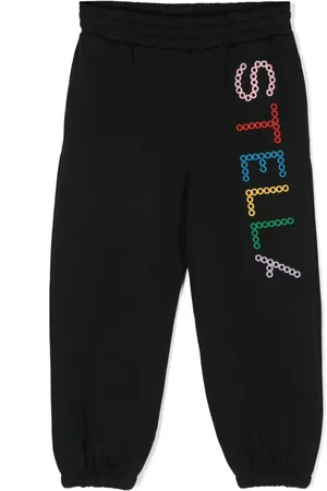 Stella McCartney Pantalones de chándal con logo bordado