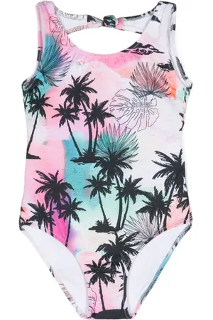 Le pandorine Bañador con estampado tropical