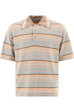 KAPITAL Polo a rayas con botones