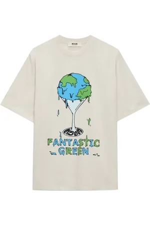 Msgm Camiseta con estampado gráfico