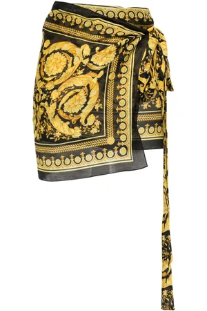 VERSACE Pareo de playa Barocco