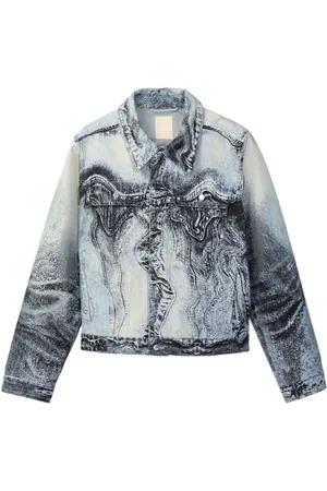 Camper Chaqueta vaquera con estampado de espiral