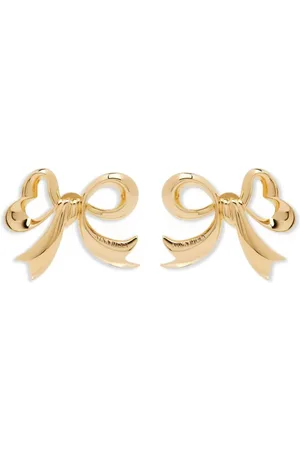 Nina Ricci Pendientes Bow con acabado pulido
