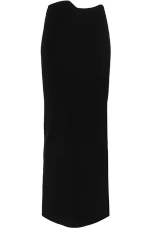 CHRISTOPHER ESBER Falda midi con cintura asimétrica