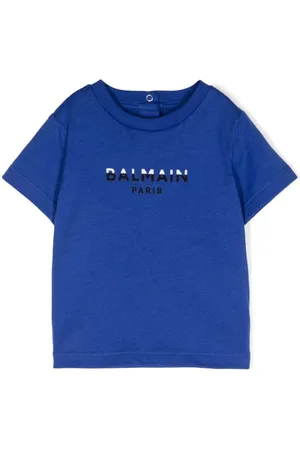 Balmain Camiseta con logo estampado