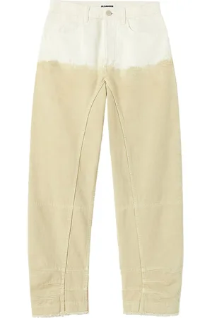 Jil Sander Pantalones anchos de dos tonos