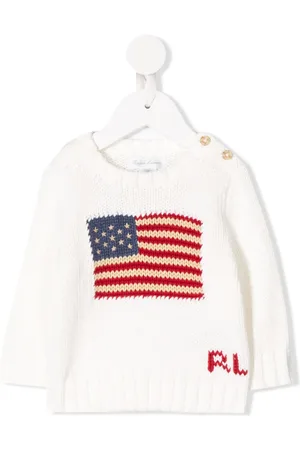 Ralph Lauren Jersey de punto con motivo de bandera