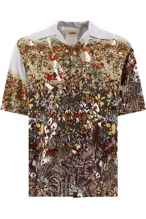 KAPITAL Camisa Aloha estampada
