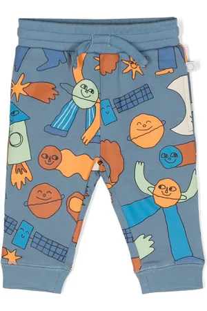 Stella McCartney Pantalones de chándal con motivo Space