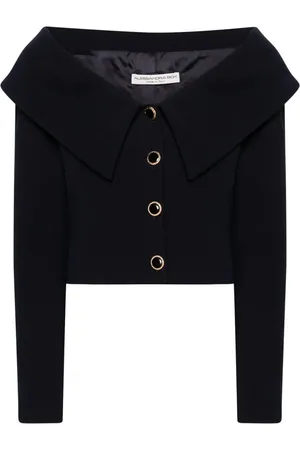 Alessandra Rich Blazer con hombros descubiertos