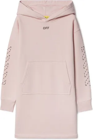 OFF-WHITE Vestido Arrow Stitched con capucha