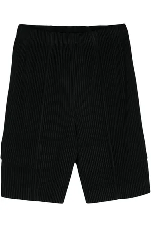 Issey Miyake Bermudas Cargo con efecto plisado