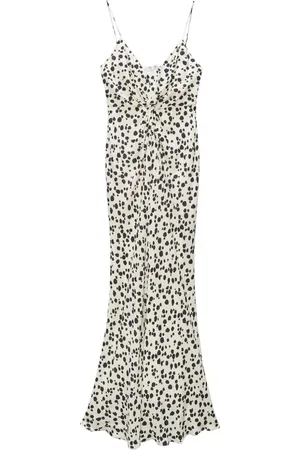 Msgm Vestido largo con motivo de puntos