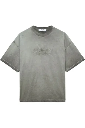 Msgm Camiseta con logo bordado